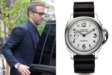 ryan reynolds panerai|ryan reynolds wrist watch.